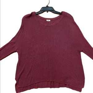 Garage- Maroon Light Weight Sweater
